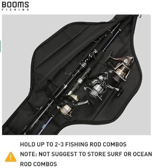 Booms Fishing Rod Case, Portable Folded Fishing Pole Case - Picture 5 of 11